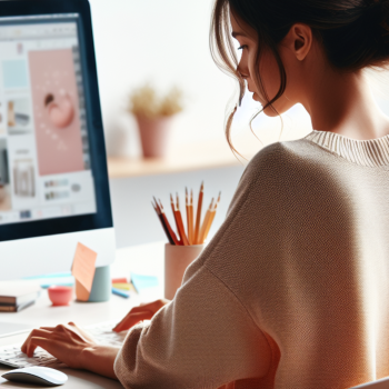 Imagen generada por IA para estrategia de marketing en Pinterest: Personalización y Originalidad